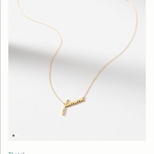 14k gold Femme Neacklace